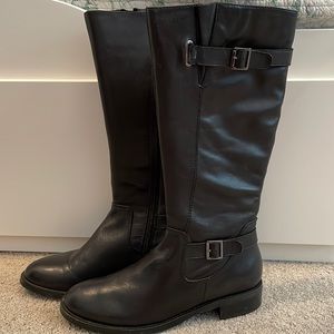 Franco Fortini black leather boots